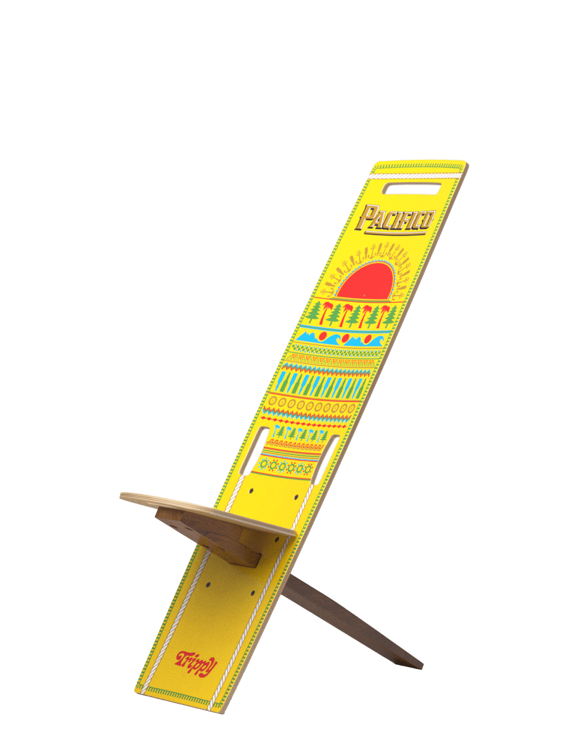 Trippy Foldable Chair - Merch.com